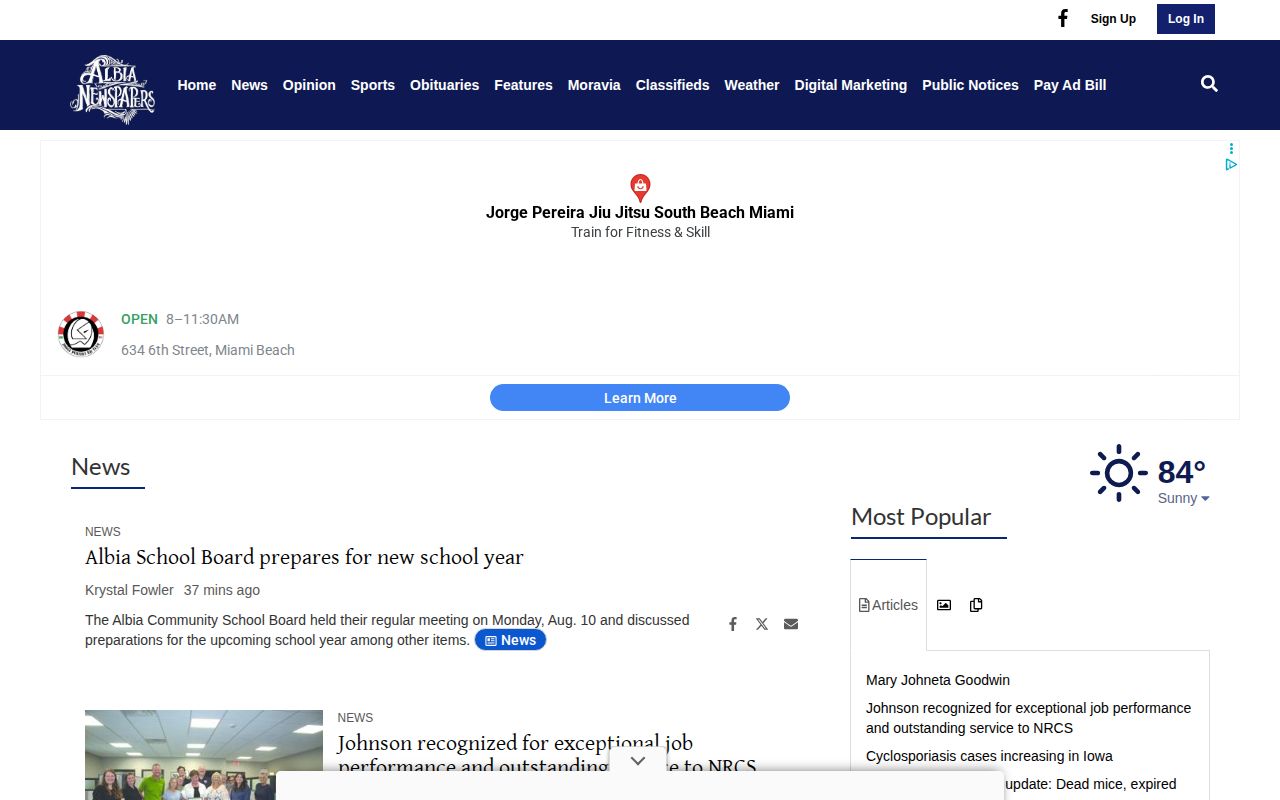 Monroe County crime news section and local record reporting